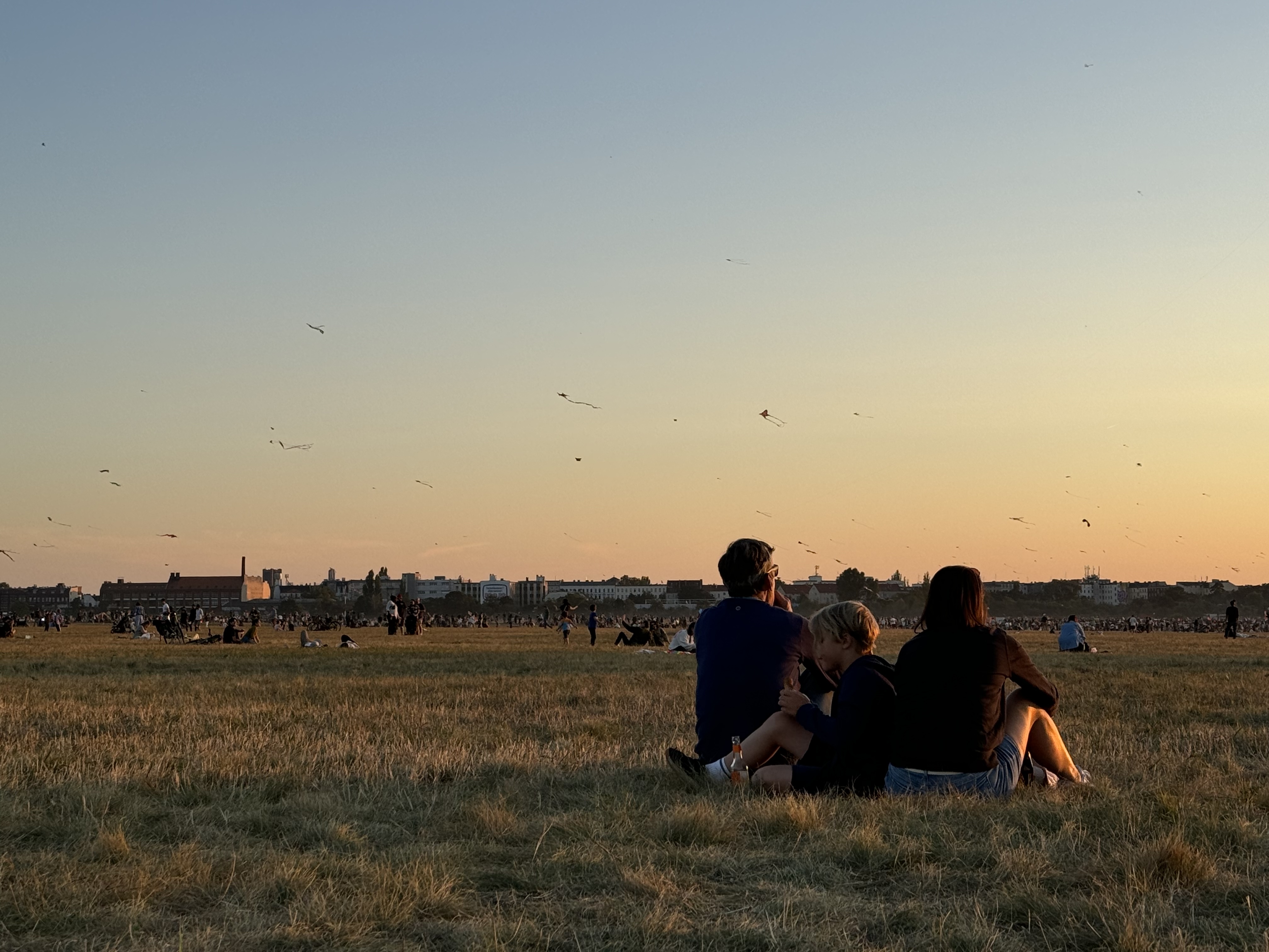 sunset in tempelhof